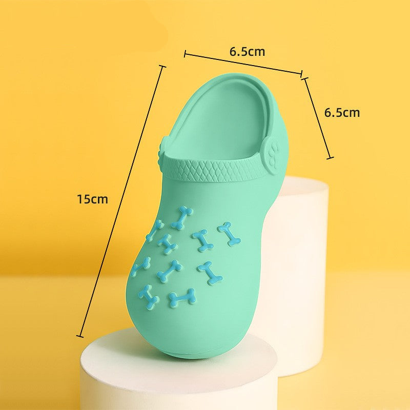 Squeaky Slipper Chew Toy