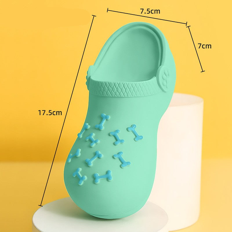 Squeaky Slipper Chew Toy