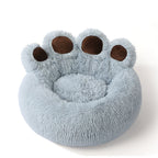 Plush Paw Shaped Bed