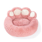 Plush Paw Shaped Bed