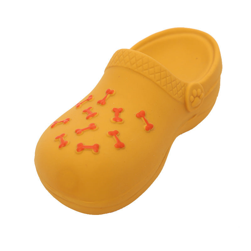 Squeaky Slipper Chew Toy