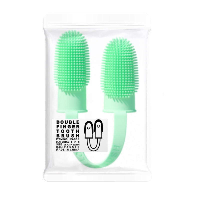 Double Finger Toothbrush